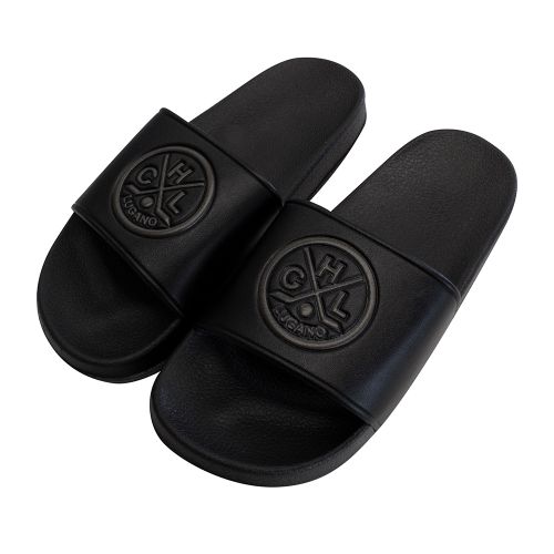 HC Lugano Badeschlappen "schwarz"