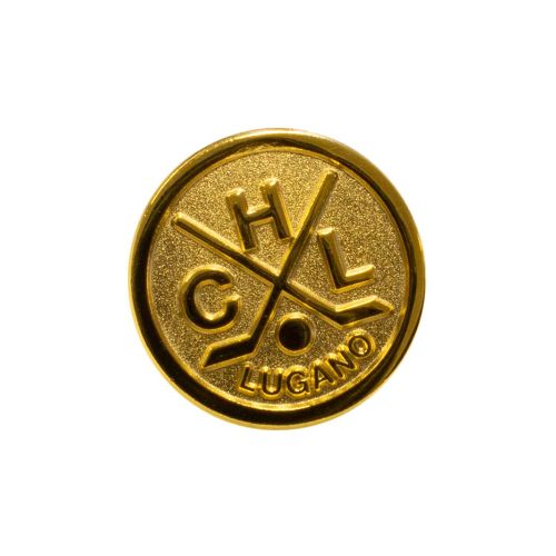 HC Lugano Pin gold