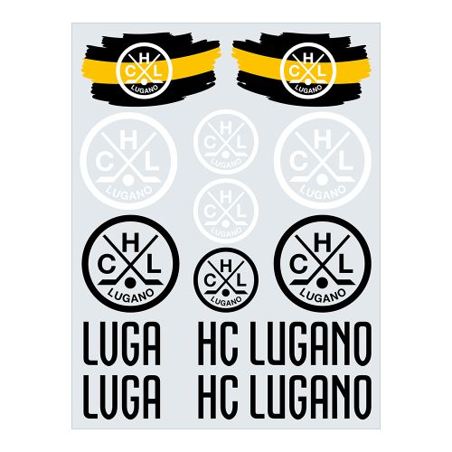 HC Lugano Hauttattoo-Set