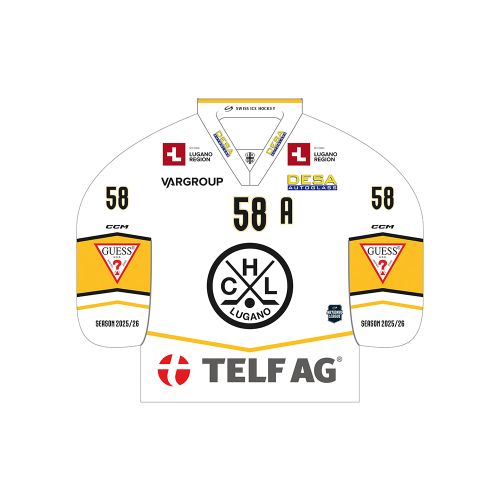 HC Lugano Minitrikot Away 25/26 Replica